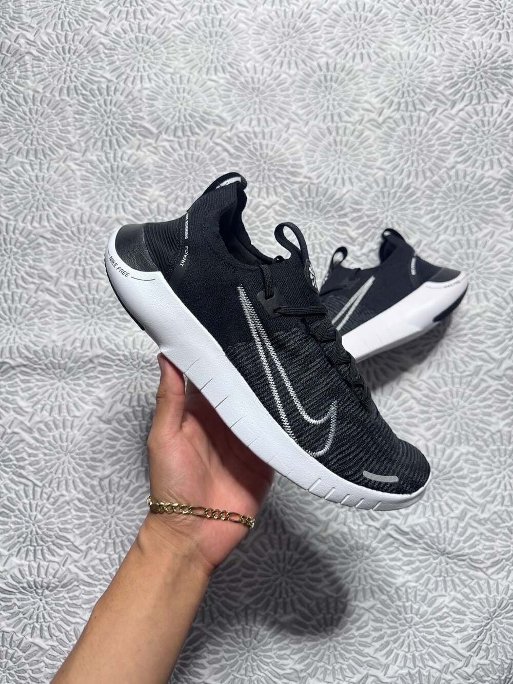Nike Free RN FK Flyknit Next Nature Black White Anthracite FB1276-002 Men's 10.5